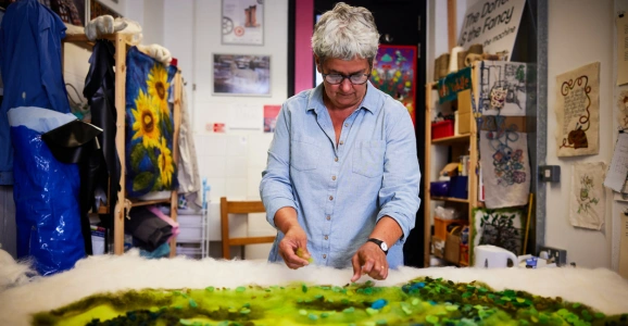 Helen Riddle: A Stitch in Time